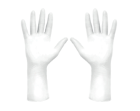 Gants en nitrile stériles blancs - 30 cm 